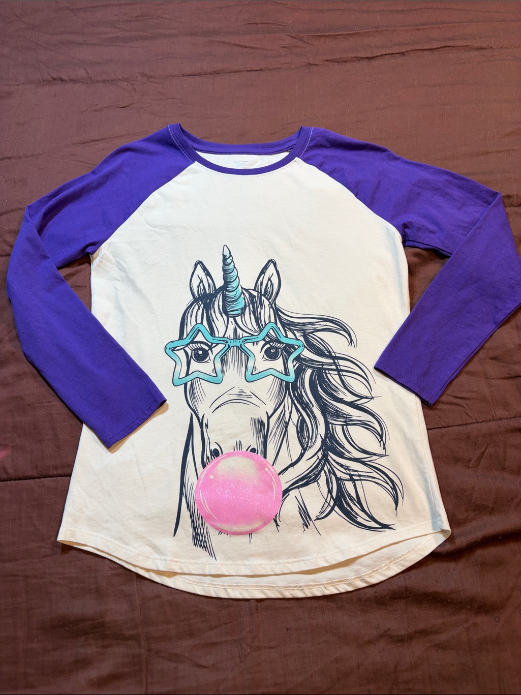 Girls Baseball Style Tee By Members Mark Brand Nwot